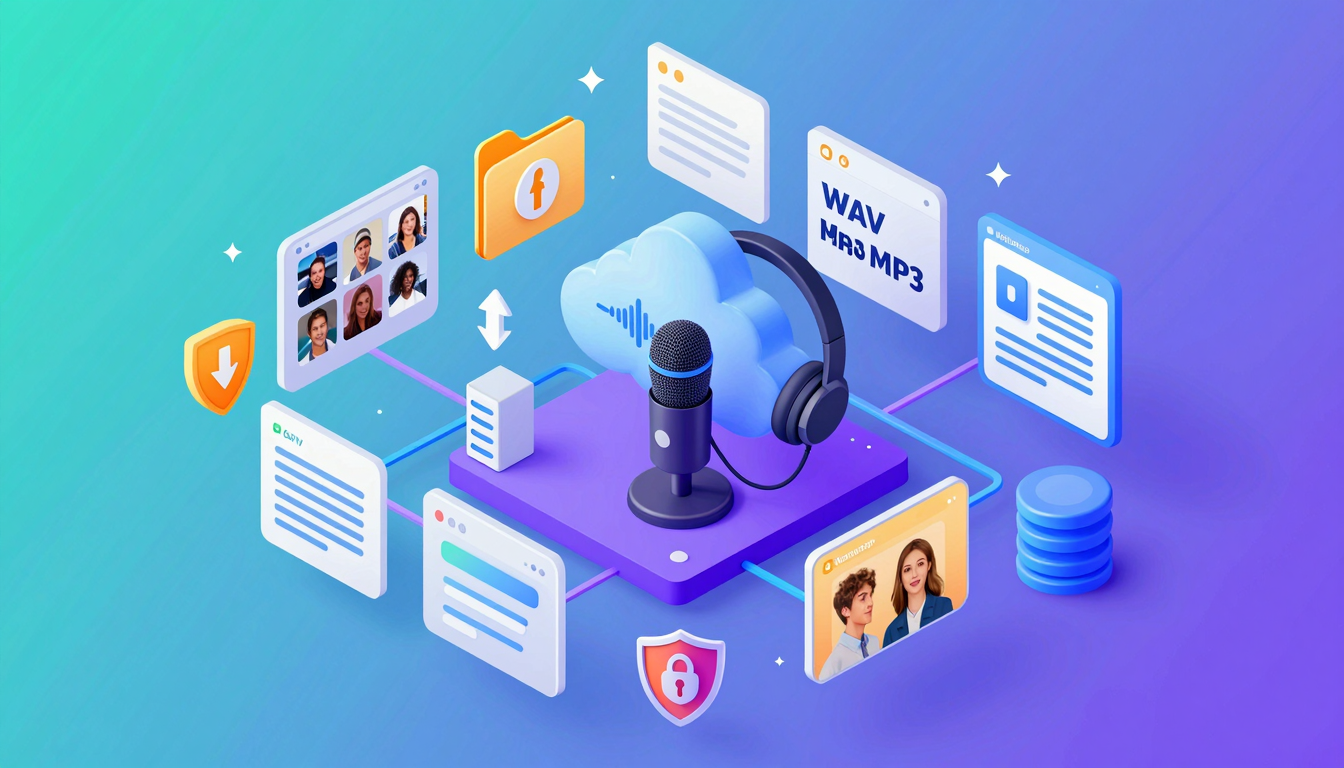Best Cloud Storage Solutions for Podcasters & Audio Files — featured image for this blog post on fii.one