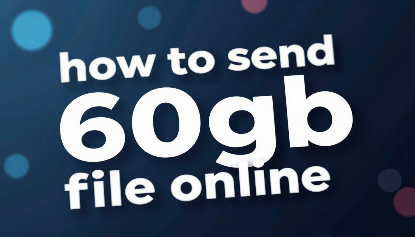 How to Send a 60GB File Online: Best Methods Explained — featured image for this blog post on fii.one