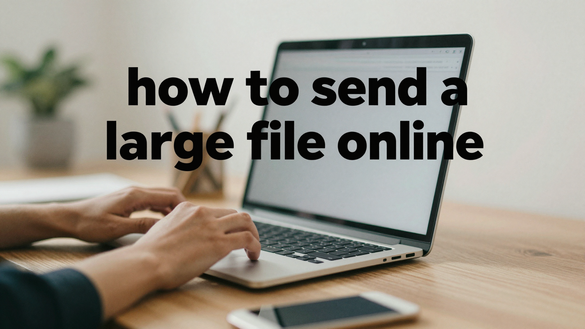 How to Send a Large File Online: The Ultimate Guide — featured image for this blog post on fii.one