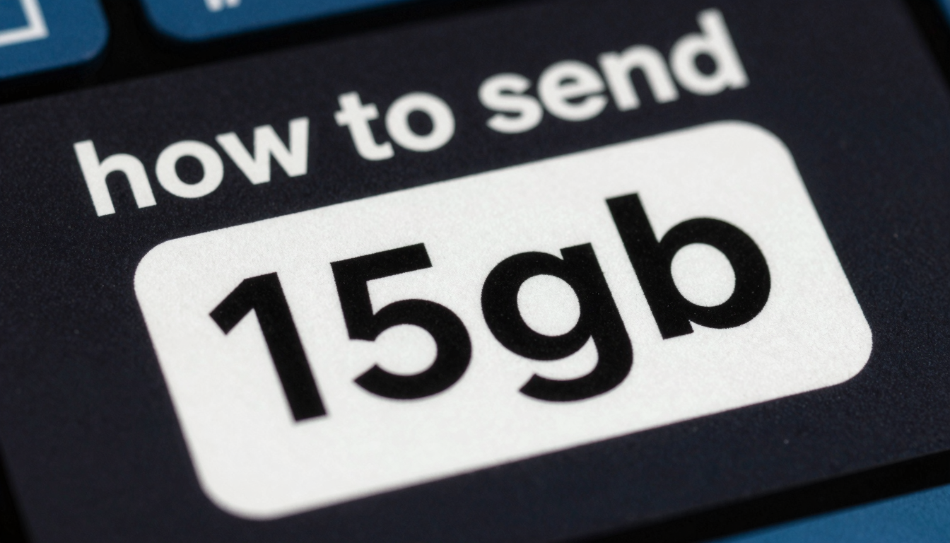 How to Send a 15GB File Online: Fast & Free Methods — featured image for this blog post on fii.one