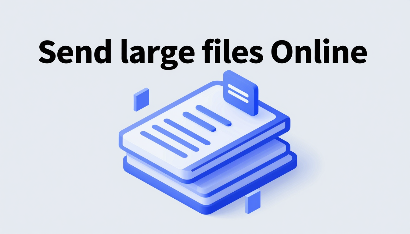 How to Send Large Files Online Quickly and Safely — featured image for this blog post on fii.one
