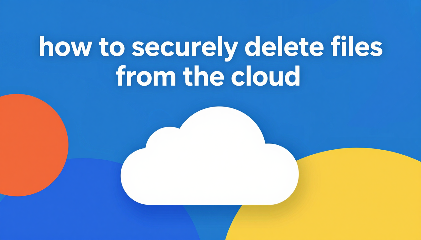 Cover for How to Securely Delete Files from the Cloud | Complete Guide