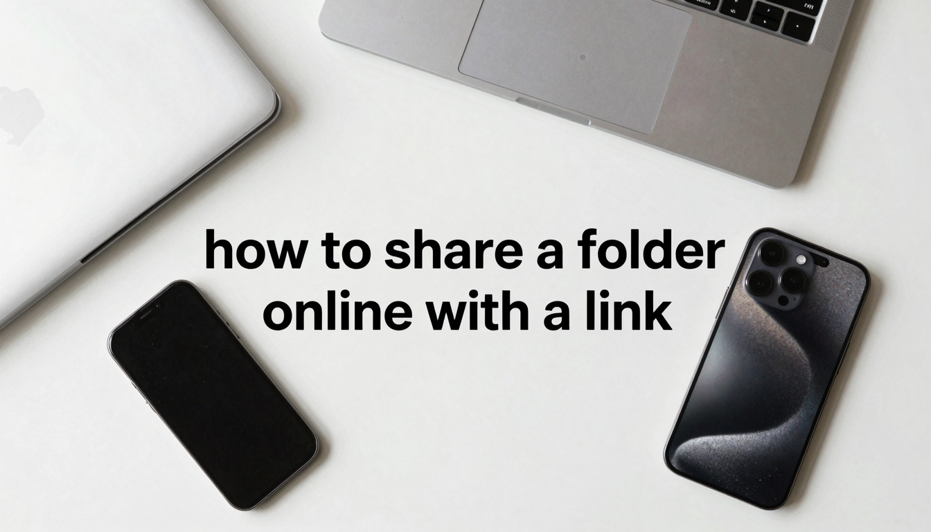 Cover for How to Share a Folder Online with a Link - Quick Guide